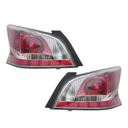 DURAFORCE Pair Tail Lights Brake Lamp LH RH For 2013 2014 2015 Nissan Altima Sedan 4Dr