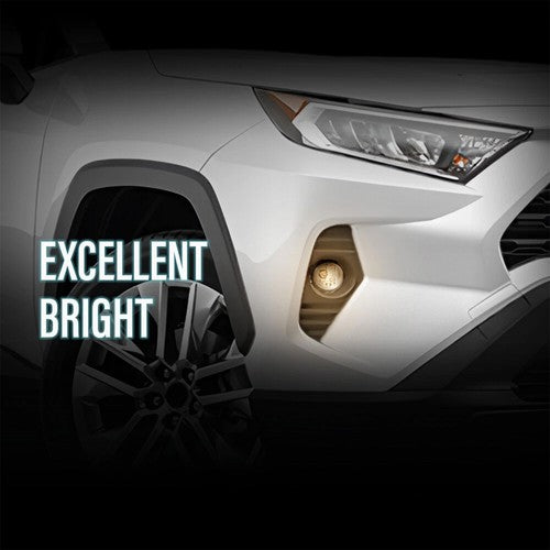 Fit 2014-2018 Toyota 4Runner/2016-2019 RAV4 Front Halogen Fog Lights Lamps Pair