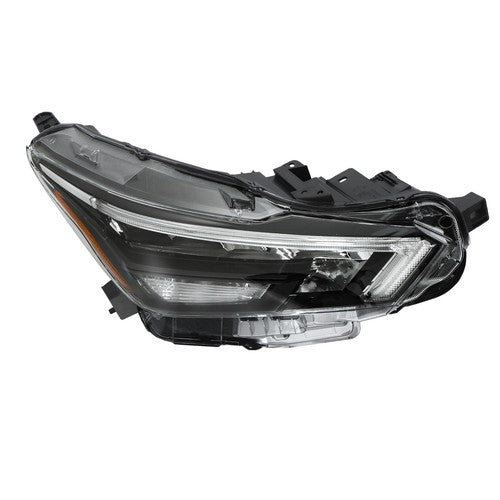 DURAFORCE For Nissan Versa 2020-2021 Passenger Side Headlight Replacement Chrome Housing