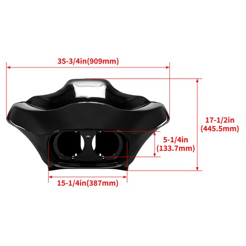 DURAFORCE For Harley 1998-2013 1999 Road Glide FLTR EFI Black ABS Inner & Outer Fairing