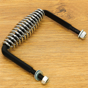 DURAFORCE 5" Spring Handle w/Mounting Bracket Tool For BBQ Grill Wood Furnace Stove Smoker