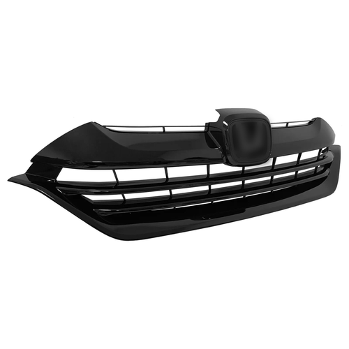 DURAFORCE For 2017 2018 2019 Honda CRV CR-V Front Bumper Gloss Black Mesh Grille Grill