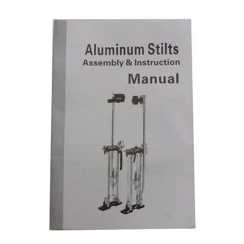 DURAFORCE 18"-30" Stilt Aluminum Alloy Stilts Adjustable Drywall Stilt Painting Tool Black