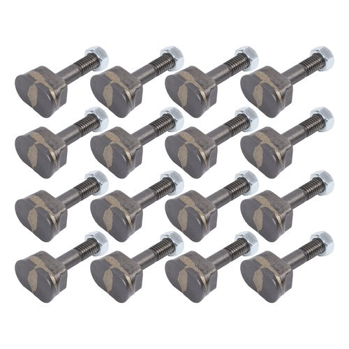 DURAFORCE 16 Pack Replacement Stump Grinder Teeth Compatible For Vermeer Yellow Jacket
