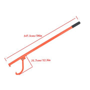 DURAFORCE Red With Rubber Handle 58" Log Roller Tool Lifter Felled Cant Hook Logging Tool