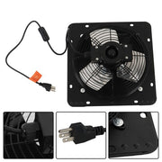 DURAFORCE Wall Mounted 10" Shutter Exhaust Fan With Switch & Insect Mesh Low Noise 980 CFM