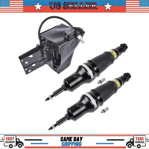 DURAFORCE 2 Air Suspension Shock Absorber + 1 Compressor For Infiniti QX56 2011-2013 Rear
