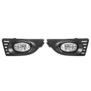 DURAFORCE Front Bumper Clear Fog Lights Lamps Pair w/wiring for 2005-2007 for Acura RSX