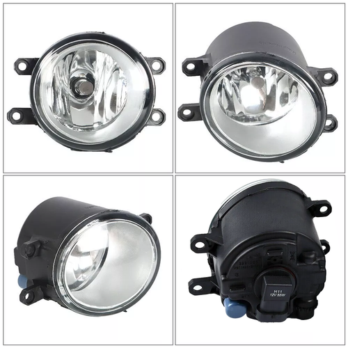 DURAFORCE For 2012-2015 Toyota Tacoma Clear Bumper Driving Fog Lights + Switch + Bulbs Kit