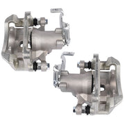 DURAFORCE 2Pcs Rear Driver & Passenger Brake Caliper with Bracket for Kia Soul 2014-2018