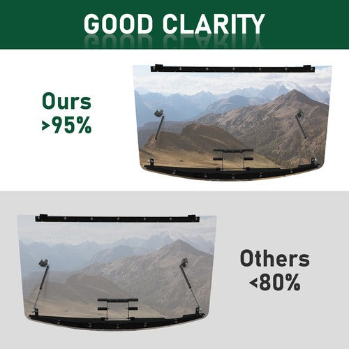 DURAFORCE 3-IN-1 Flip Windshield For 1000/900 Crew 2014-2025 2015-16 Polaris Ranger 570 XP