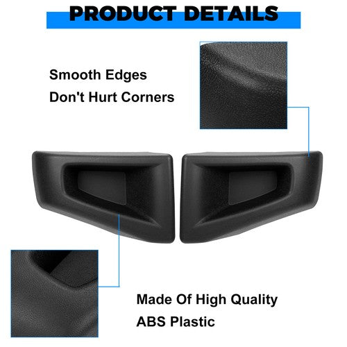 Front Bumper End Cap Corner Plastic for 03-09 Hummer H2 Left and Right Side Textured