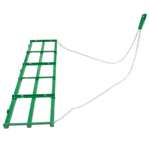 DURAFORCE 6 FT Yard Drag Harrow Grader Rake w/ 4 FT Chain For universal ATV/UTV/Tractor