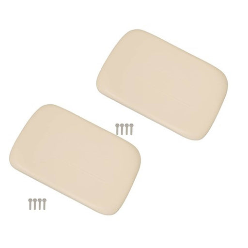 DURAFORCE New 2× Seat Back Cushion Assembly For Club Car DS Golf Cart 1979-2000.5 White