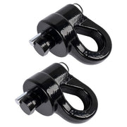 DURAFORCE Pair Gooseneck Safety Chain Anchors 60691 For Chevrolet Silverado 2500 3500 HD