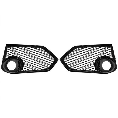 DURAFORCE Fog Light Lamp Covers Fit 2017-2021 for Honda Civic Type R Black Open Mesh