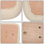 DURAFORCE Golf Cart Seat Back Cushion Assembly White Color For Club Car DS 1979-2000.5