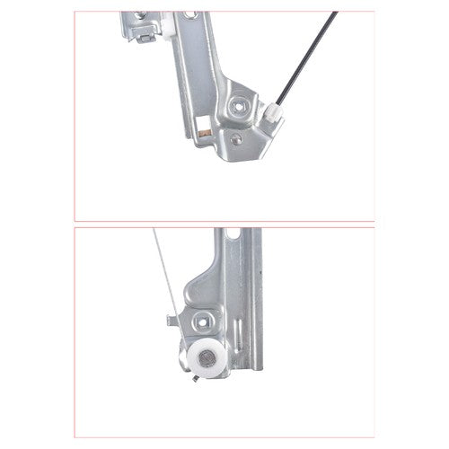 DURAFORCE 2x Front Left & Right Power Window Regulator w/ Motor for Chevy Silverado 1500