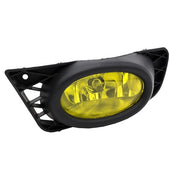 DURAFORCE For 2009 2010 2011 Honda Civic Sedan Fog Lights W/ Wiring & Switch Yellow Lens