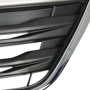 DURAFORCE Front Bumper Upper Grille ABS Plastic Chrome Black For Subaru Outback 2020-2022