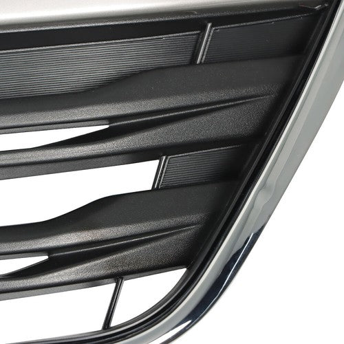 DURAFORCE Front Bumper Upper Grille ABS Plastic Chrome Black For Subaru Outback 2020-2022
