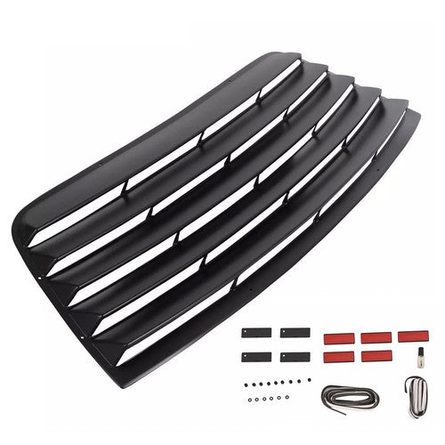 08-23 Dodge Challenger Rear Window Scoop Louver Sun Shade Cover ABS