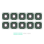 DURAFORCE UCF208-24 1-1/2" Bore 10PCS Pillow Block Flange Bearing 4 Bolt Self-Alignment