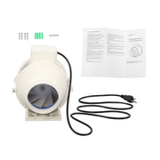 DURAFORCE Inline Duct Fan 4 Inch 280 CFM Ventilation Exhaust Fan for Bathroom Grow Tent