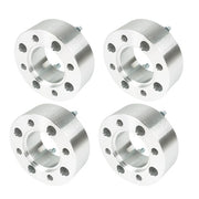 DURAFORCE Wheel Spacers For Honda 4x110 2" 74mm Hub Bore M10x1.25 Studs 4Pcs Silver