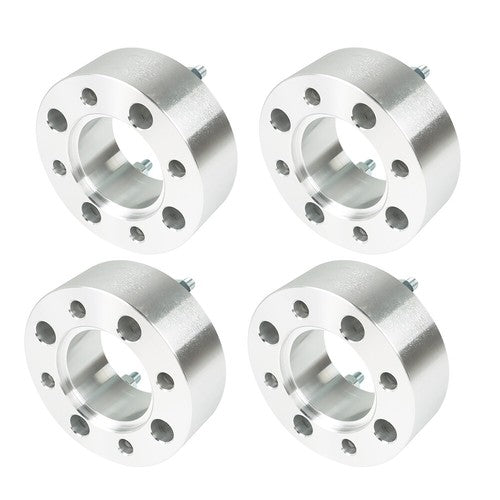DURAFORCE Wheel Spacers For Honda 4x110 2" 74mm Hub Bore M10x1.25 Studs 4Pcs Silver