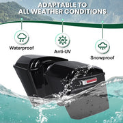 DURAFORCE 5" Stretched Hard Saddlebags For Harley Electra Road Street Glide Dyna 1993-2013