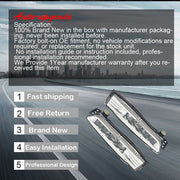 DURAFORCE Driver+Passenger Side For Honda Accord 18-19 1.5L 2.0L LED Fog Lamps Assembly