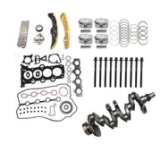 DURAFORCE For HYUNDAI KIA 1.6L Engine Rebuild Kit-Piston Gasket Bolt Timing Kit Crankshaft