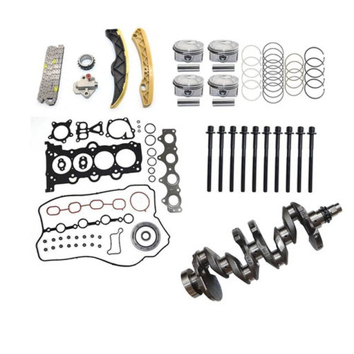 DURAFORCE For HYUNDAI KIA 1.6L Engine Rebuild Kit-Piston Gasket Bolt Timing Kit Crankshaft