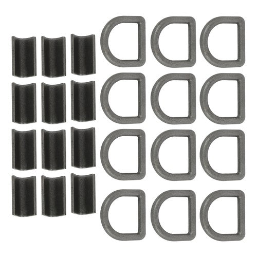 DURAFORCE Heavy Duty 3/8" Weld-On D Rings 5000 lbs MBS 12 Pack for Trailers & ATVs
