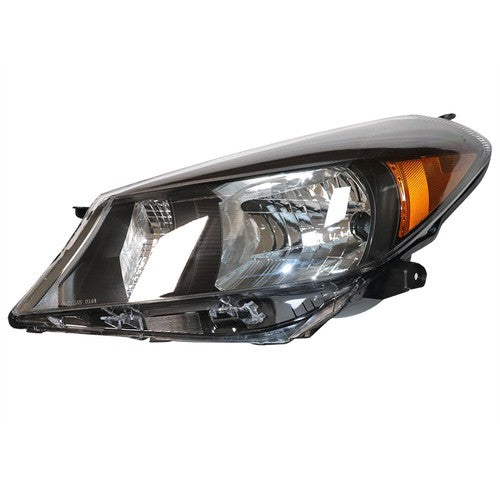 For 2012-2014 Toyota Yaris Hatchback Pair Halogen Headlights Lamp Left & Right