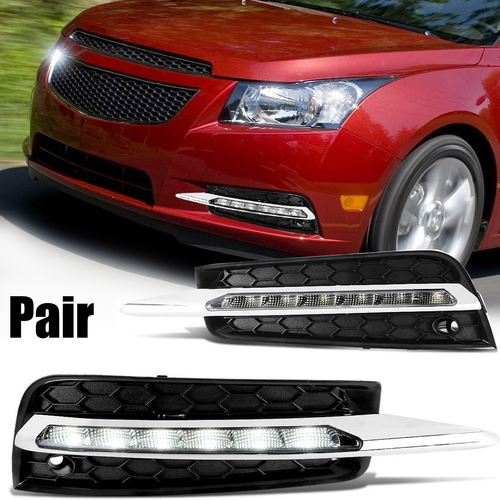 DURAFORCE LED DRL Fog Light Lamp Daytime Running Light for 2009-2014 for Chevy Cruze