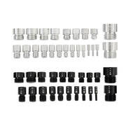 DURAFORCE Nut and Bolt Gauge 23 Metric & 21 Inch 44 Pcs Nut and Bolt Thread Checker in Box