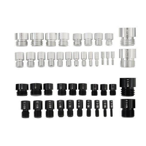 DURAFORCE Nut and Bolt Gauge 23 Metric & 21 Inch 44 Pcs Nut and Bolt Thread Checker in Box