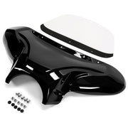 DURAFORCE Universal Front Fairing Batwing Windshield Windscreen For Harley Yamaha Suzuki