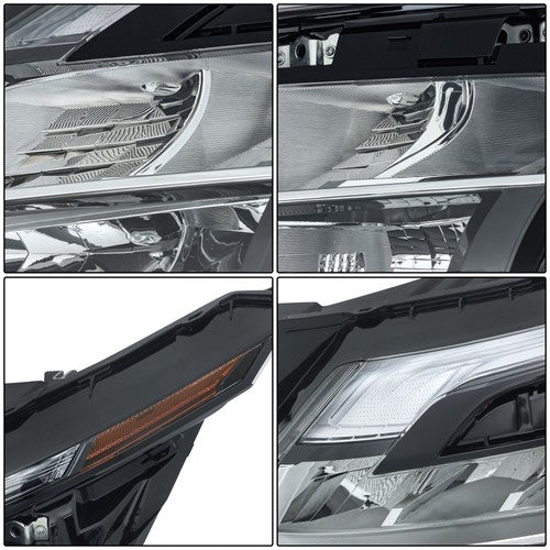 DURAFORCE LED+Halogen For Nissan Pathfinder 22-23 Chrome Housing Headlight Turn Signal LH