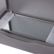 DURAFORCE Gray Plastic Passenger Side Sunvisor With Lights And Mirror For Honda CR-V 17-22