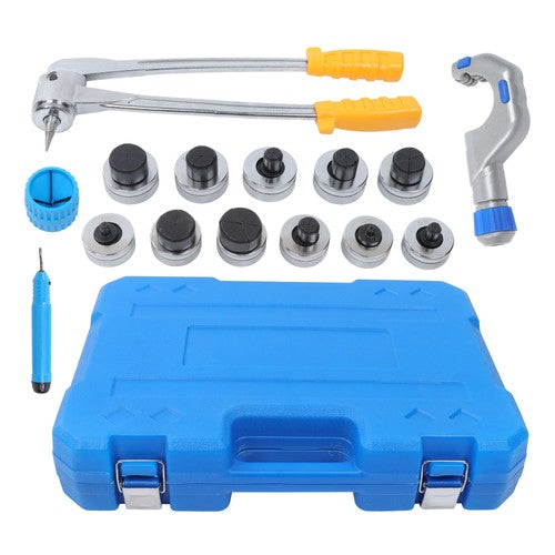 DURAFORCE Includes 3/8'' To 1-5/8'' Tube Swaging Set High Quality HVAC Tubing Expander Kit
