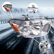 DURAFORCE Halogen Headlight For Toyota Highlander 2008-2010 Driver/LH & Passenger/RH Side