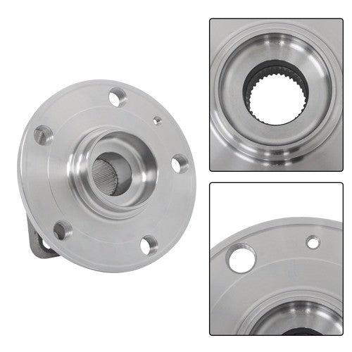 DURAFORCE 2Pc Front or Rear Wheel Hubs Bearing Assembly For Audi A3 Q3 S3 VW Jetta Golf