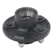 DURAFORCE Idler Hub Round Spindle Kit Trailer Hub Kit With Bearing Kit For 5 Lug × 4.5"