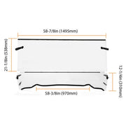 DURAFORCE For Polaris Ranger 500 4x4 Ranger Crew 700/ XP 700 Front Windshield Clear
