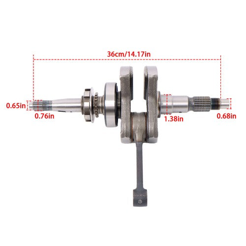 DURAFORCE Crank Shaft Rod Crank For Hisun 500 MSU 500 Massimo Parts US Crankshaft Assy ATV