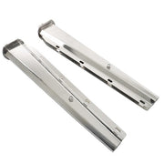 DURAFORCE For Semi Truck 30"Straight Mud Flap Hanger Stainless Steel 1 1/8 Bolt Tapered US