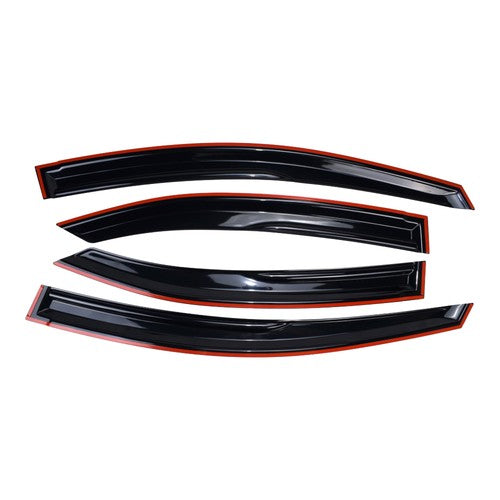 DURAFORCE FOR 2022-2025 SUBARU WRX VB M STYLE 3D WAVY WINDOW VISOR RAIN GUARD DEFLECTOR